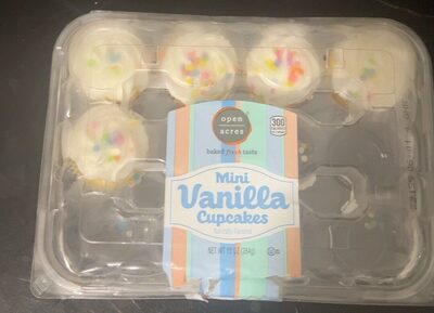 Vanilla Flavored Mini Cupcakes, Vanilla
