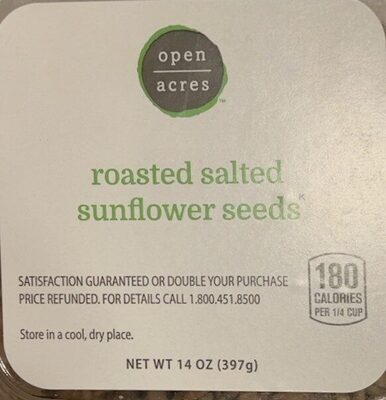 Roasted Salted Sunflower, Roasted Salted