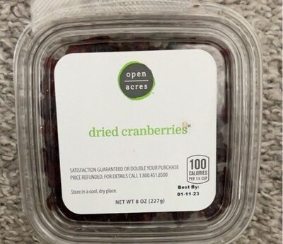 Dried Cranberries