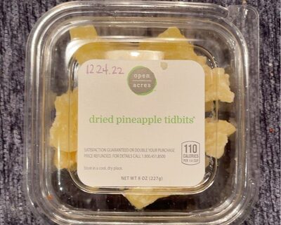 Dried Pineapple Tidbits