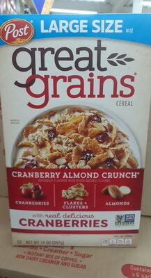 Cranberry Almond Crunch Flavored Cereal, Cranberry Almond Crunch