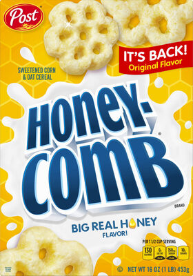 Big Real Honey Sweetened Corn & Oat Cereal, Big Real Honey, Sweetened