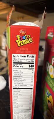 Fruit Flavor Sweetened Rice Cereal, Fruit
