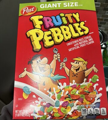 Fruit Flavor Sweetened Rice Cereal, Fruit