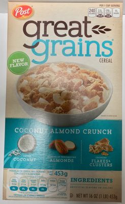 Coconut Almond Crunch Cereal, Coconut Almond Crunch
