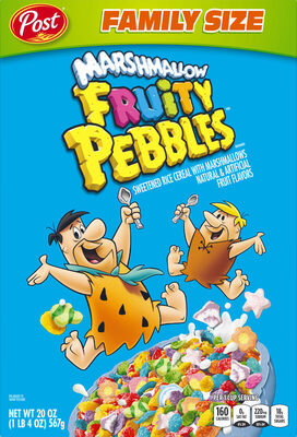 Fruit Flavors Sweetened Rice Cereal With Marshmallows, Fruit With Marshmallows