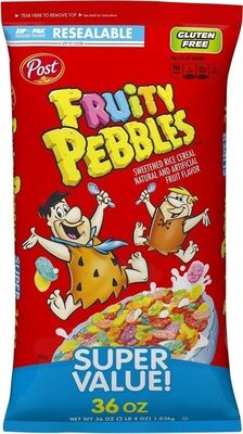 Fruit Flavor Sweetened Rice Cereal, Fruit