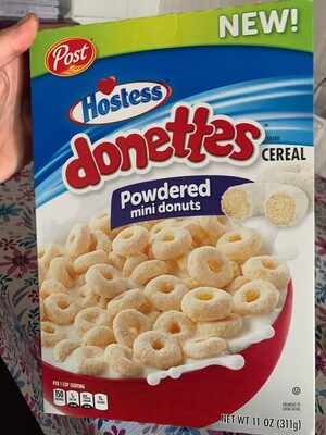 Powdered Mini Donuts Cereal, Powdered
