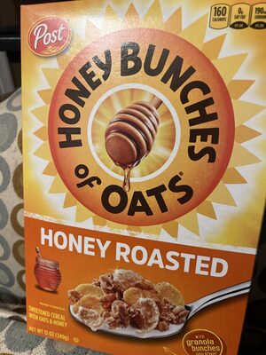 Honey Roasted Sweetened With Oats & Honey Cereal, Honey