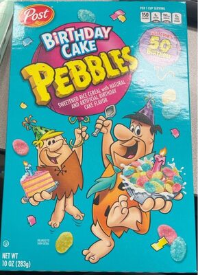 Birthday Cake Sweetened Flavor Rice Cereal, Birthday Cake Sweetened