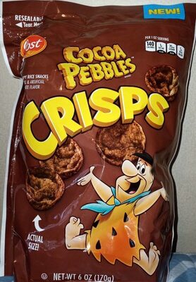 Chocolate Flavor Crispy Rice Snacks, Chocolate