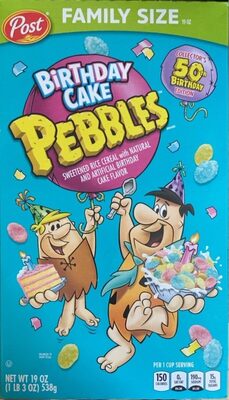 Birthday Cake Sweetened Rice Cereal, Birthday Cake