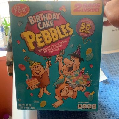 Birthday Cake Flavor Sweetened Rice Cereal, Birthday Cake