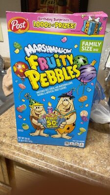 Fruit Flavors Sweetened Rice Cereal With Marshmallows, Fruit With Marshmallows