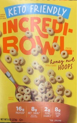 Keto Friendly Honey Nut Hoops Cereal, Honey; Nut