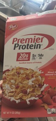 Mixed Berry Almond Cereal, Strawberry; Raspberry; Almonds