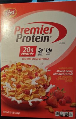 Mixed Berry Almond Flavored With Strawberries, Raspberries & Sliced Almonds Cereal, Mixed Berry Almond