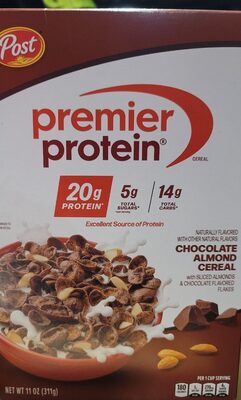 Chocolate Almond Cereal With Sliced Almonds & Chocolate Flavored Flakes, Chocolate Almond