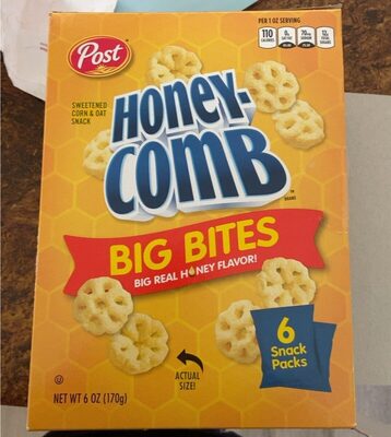 Big Real Honey Flavor! Sweetened Corn & Oat Snack, Honey