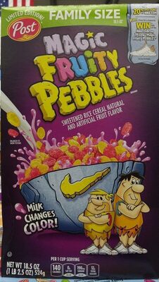 Fruit Flavor Sweetened Rice Cereal, Fruit