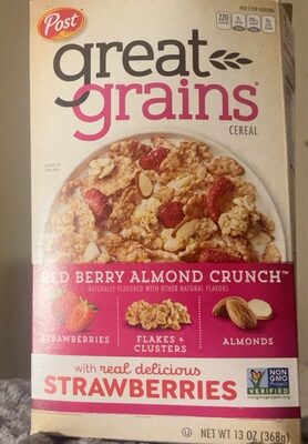 Red Berry Almond Crunch Cereal, Red Berry; Almond