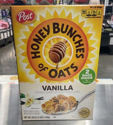 Vanilla Flavored Sweetened Cereal With Oats & Honey, Vanilla With Oats & Honey