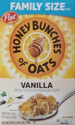 Vanilla Flavored Sweetened Cereal With Oats & Honey, Vanilla