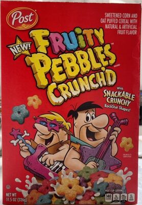 Fruit Crunch'D Sweetened Corn And Oat Puffed Cereal, Fruit