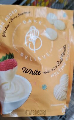 Real Vanilla White Melting Wafers, Real Vanilla
