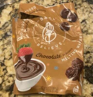 Chocolate Flavored Melting Wafers, Chocolate