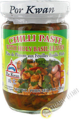 Por Kwan, Chilli Paste With Holy Basil Leaves