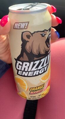 Orange Mango Caffenated Energy Drink, Orange Mango