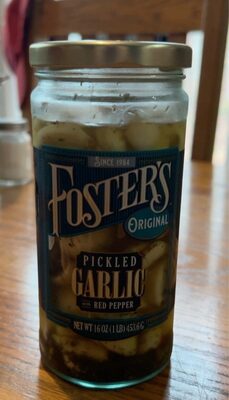 Original Pickled Garlic With Red Pepper, Garlic With Red Pepper