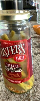 Red Pepper Pickled Asparagus Spears, Red Pepper