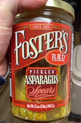 Red Pepper Pickled Asparagus Spears, Red Pepper Pickled