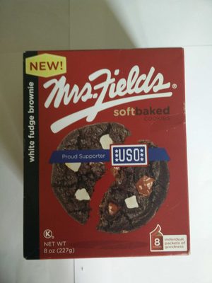 White Fudge Brownie Soft Baked Cookies, White Fudge Brownie