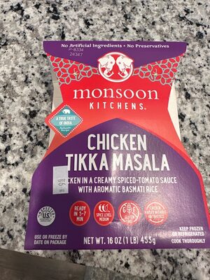 Chicken Tikka Masala Chicken In A Creamy Spiced-Tomato Sauce, With Aromatic Basmati Rice, Chicken Tikka Masala