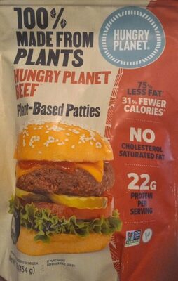 Hungry Planet Beef Plant-Based Patties, Hungry Planet Beef