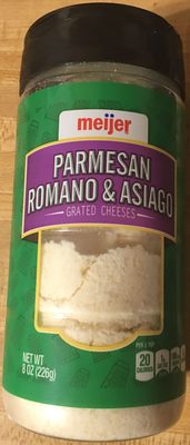 Parmesan Romano & Asiago Grated Cheeses, Parmesan Romano & Asiago