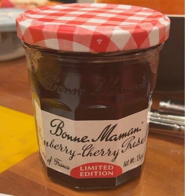 Cranberry-Cherry Preserves, Cranberry; Cherry