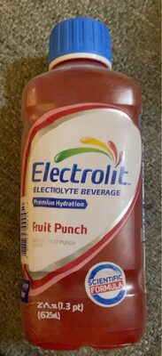 Fruit Punch Flavor Premium Hydration Electrolyte Beverage, Fruit Punch