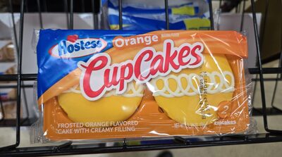 Frosted Orange Flavored Cake With Creamy Filling Cupcakes, Frosted Orange
