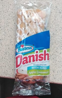 Apple Cinnamon Danish With Icing, Apple Cinnamon