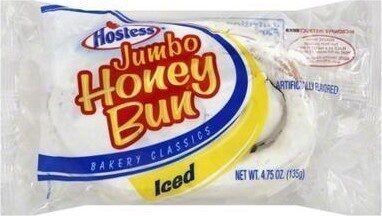 Iced Jumbo Honey Bun, Iced