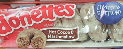 Hot Cocoa & Marshmallow Flavored Mini Donuts, Hot Cocoa & Marshmallow