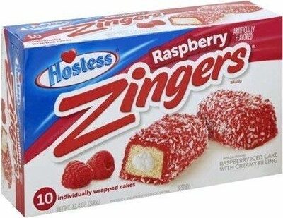 Raspberry Flavored Iced Cake With Creamy Filling, Raspberry