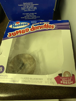 Glazed Blueberry Flavored Donuts, Glazed Blueberry