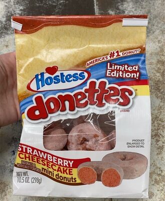 Strawberry Cheesecake Flavored Mini Donuts, Strawberry Cheesecake