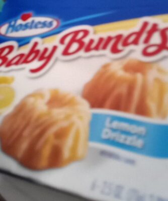 Lemon Drizzle Baby Bundts Mini Cakes With Icing, Lemon Drizzle