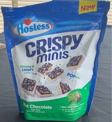 Mint Chocolate Wafer Snacks, Mint Chocolate